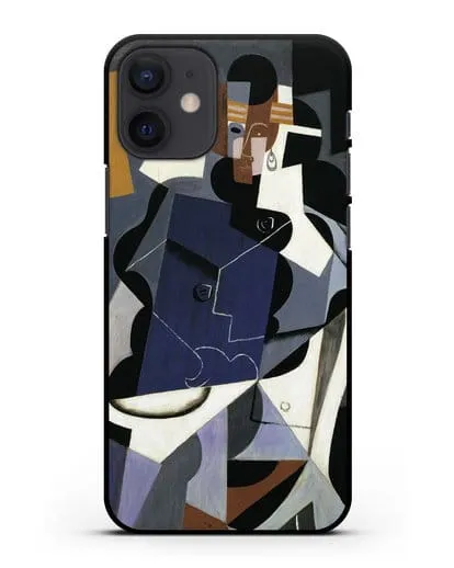 Чехол Сидящая женщина (Грис Хуан) силиконовый для iPhone 12 mini