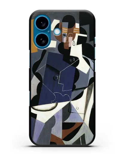 Чехол Сидящая женщина (Грис Хуан) силиконовый для iPhone 16