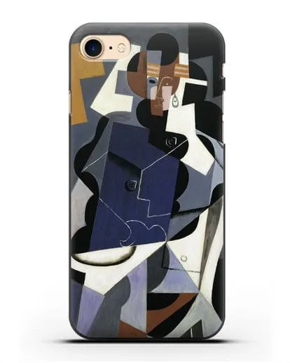 Чехол Сидящая женщина (Грис Хуан) силиконовый для iPhone 7