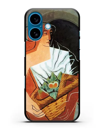 Чехол Женщина с корзиной (Грис Хуан) силиконовый для iPhone 16