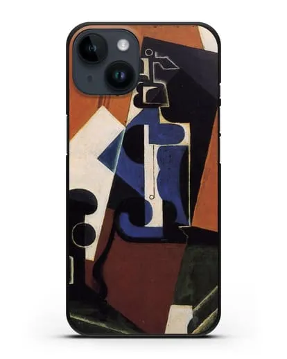 Чехол Бутылка Зельцера и стакан (Грис Хуан) силиконовый для iPhone 14