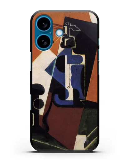 Чехол Бутылка Зельцера и стакан (Грис Хуан) силиконовый для iPhone 16