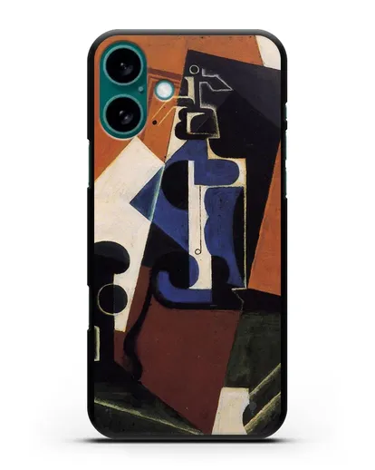 Чехол Бутылка Зельцера и стакан (Грис Хуан) силиконовый для iPhone 16 Plus