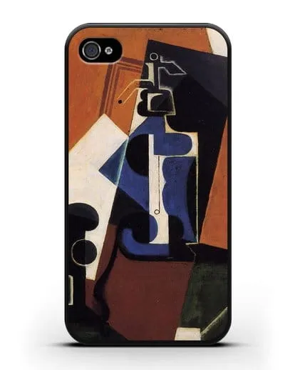 Чехол Бутылка Зельцера и стакан (Грис Хуан) силиконовый для iPhone 4/4s