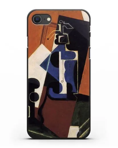 Чехол Бутылка Зельцера и стакан (Грис Хуан) силиконовый для iPhone SE 2020