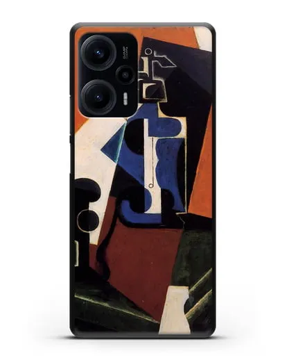 Чехол Бутылка Зельцера и стакан (Грис Хуан) силиконовый для Xiaomi Poco F5