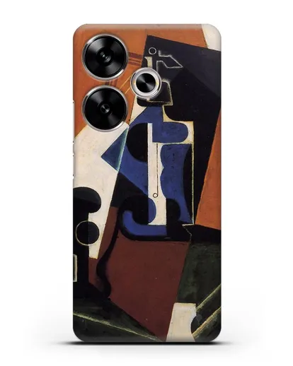 Чехол Бутылка Зельцера и стакан (Грис Хуан) силиконовый для Xiaomi Poco F6