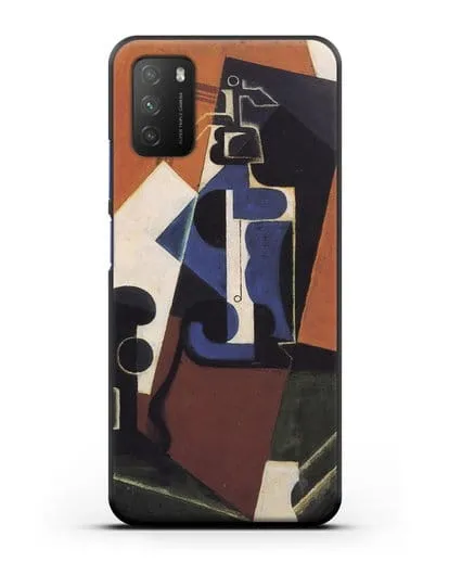 Чехол Бутылка Зельцера и стакан (Грис Хуан) силиконовый для Xiaomi Poco M3