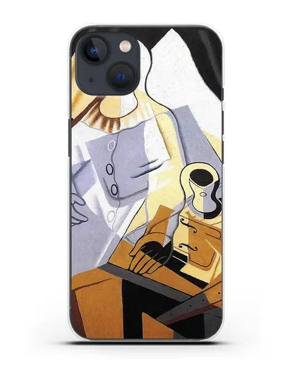 Чехол Пьеро (Грис Хуан) силиконовый для iPhone 13