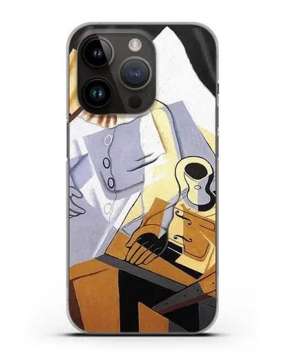 Чехол Пьеро (Грис Хуан) силиконовый для iPhone 14 Pro