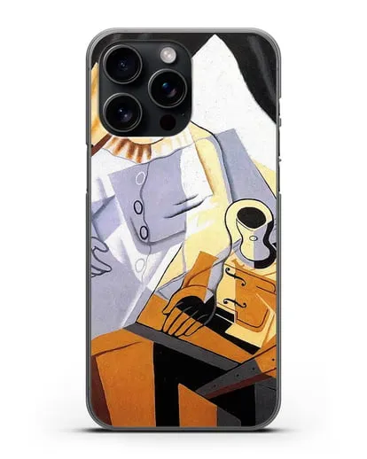 Чехол Пьеро (Грис Хуан) силиконовый для iPhone 15 Pro Max