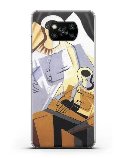 Чехол Пьеро (Грис Хуан) силиконовый для Xiaomi Poco X3