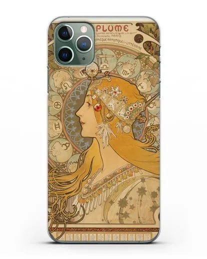 Чехол Зодиак (Муха Альфонс Мариа) силиконовый для iPhone 11 Pro Max