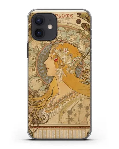 Чехол Зодиак (Муха Альфонс Мариа) силиконовый для iPhone 12