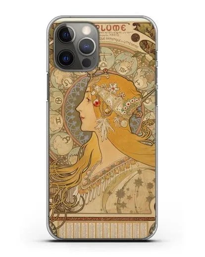 Чехол Зодиак (Муха Альфонс Мариа) силиконовый для iPhone 12 Pro