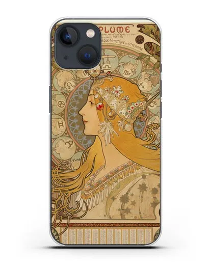 Чехол Зодиак (Муха Альфонс Мариа) силиконовый для iPhone 13 Mini