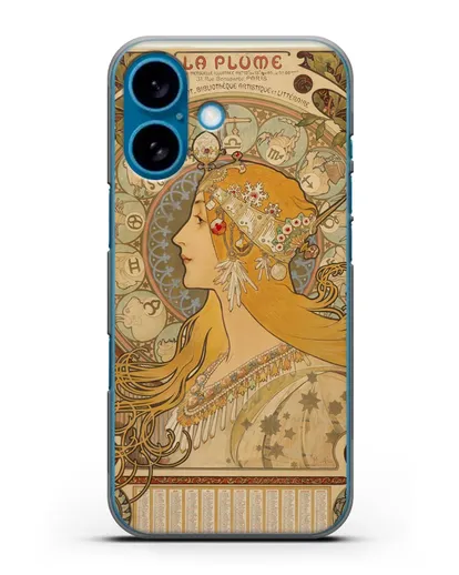 Чехол Зодиак (Муха Альфонс Мариа) силиконовый для iPhone 16