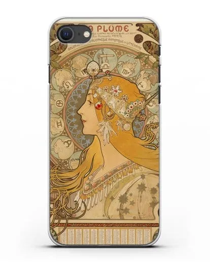 Чехол Зодиак (Муха Альфонс Мариа) силиконовый для iPhone SE 2020