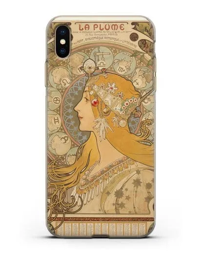 Чехол Зодиак (Муха Альфонс Мариа) силиконовый для iPhone XS Max