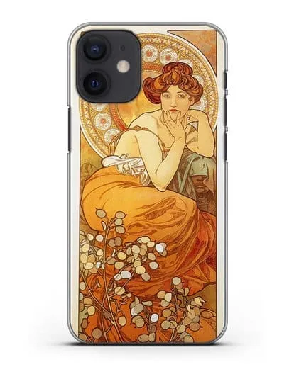 Чехол Топаз (Муха Альфонс Мариа) силиконовый для iPhone 12 mini