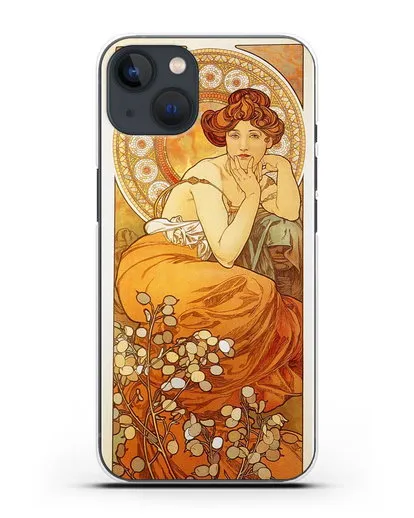 Чехол Топаз (Муха Альфонс Мариа) силиконовый для iPhone 13