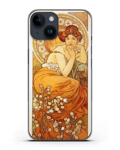 Чехол Топаз (Муха Альфонс Мариа) силиконовый для iPhone 14