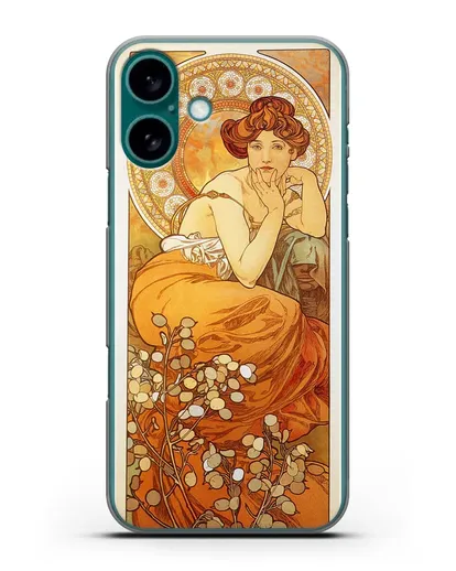 Чехол Топаз (Муха Альфонс Мариа) силиконовый для iPhone 16 Plus