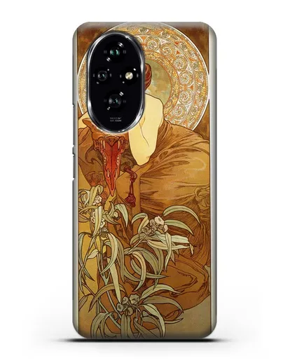 Чехол Изумруд (Муха Альфонс Мариа) силиконовый для Honor 200