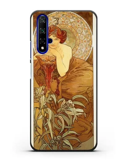 Чехол Изумруд (Муха Альфонс Мариа) силиконовый для Honor 20