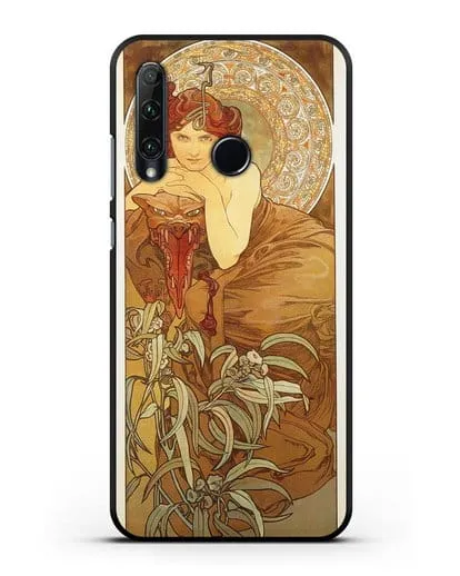 Чехол Изумруд (Муха Альфонс Мариа) силиконовый для Honor 20e