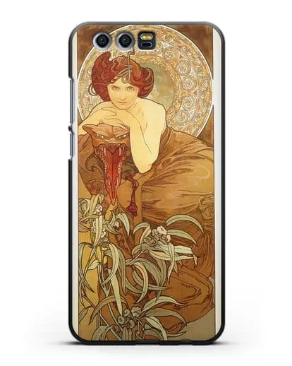 Чехол Изумруд (Муха Альфонс Мариа) силиконовый для Honor 9