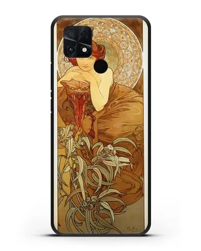 Чехол Изумруд (Муха Альфонс Мариа) силиконовый для Xiaomi Poco C40