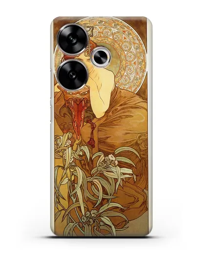 Чехол Изумруд (Муха Альфонс Мариа) силиконовый для Xiaomi Poco F6