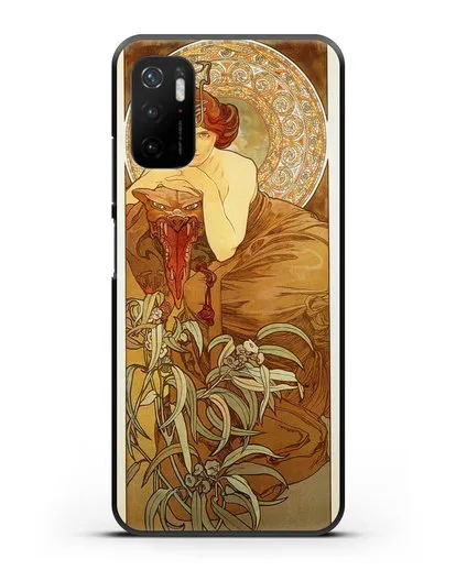 Чехол Изумруд (Муха Альфонс Мариа) силиконовый для Xiaomi Poco M3 Pro