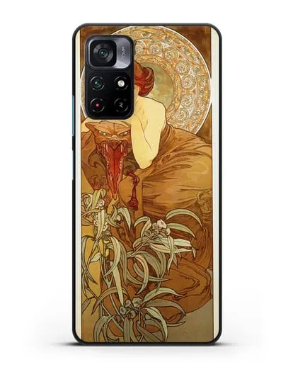 Чехол Изумруд (Муха Альфонс Мариа) силиконовый для Xiaomi Poco M4 Pro 5G