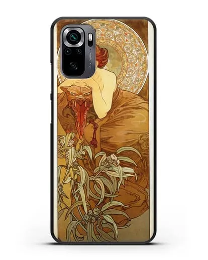 Чехол Изумруд (Муха Альфонс Мариа) силиконовый для Xiaomi Poco M5s