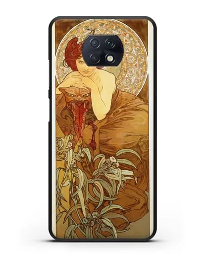 Чехол Изумруд (Муха Альфонс Мариа) силиконовый для Xiaomi Redmi Note 9T