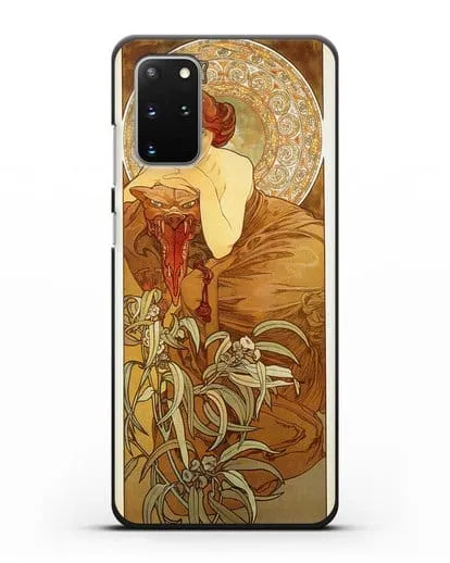 Чехол Изумруд (Муха Альфонс Мариа) силиконовый для Samsung Galaxy S20 Plus [SM-G985F]