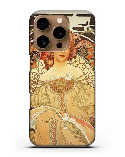 Чехол Задумчивость (Муха Альфонс Мариа) силиконовый для iPhone 16 Pro