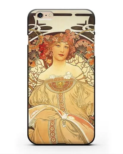 Чехол Задумчивость (Муха Альфонс Мариа) силиконовый для iPhone 6s Plus