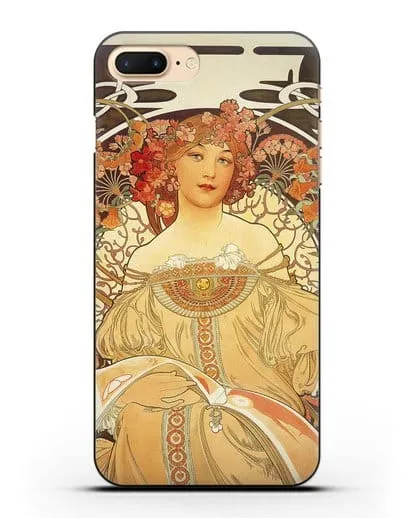 Чехол Задумчивость (Муха Альфонс Мариа) силиконовый для iPhone 8 Plus