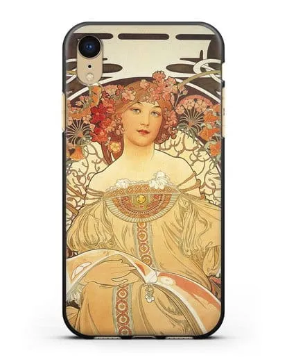 Чехол Задумчивость (Муха Альфонс Мариа) силиконовый для iPhone XR