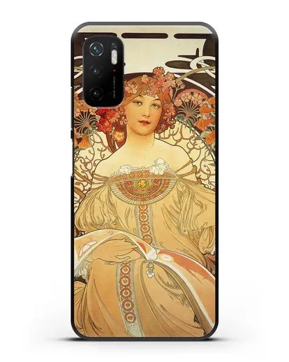 Чехол Задумчивость (Муха Альфонс Мариа) силиконовый для Xiaomi Poco M3 Pro