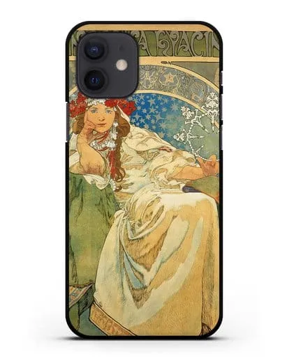 Чехол Принцесса Гиацинт (Муха Альфонс Мариа) силиконовый для iPhone 12