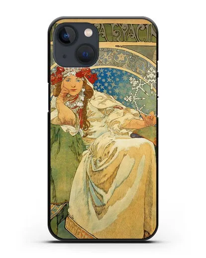 Чехол Принцесса Гиацинт (Муха Альфонс Мариа) силиконовый для iPhone 13