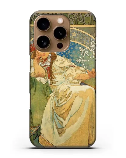 Чехол Принцесса Гиацинт (Муха Альфонс Мариа) силиконовый для iPhone 16 Pro