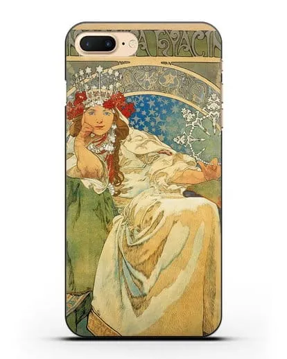 Чехол Принцесса Гиацинт (Муха Альфонс Мариа) силиконовый для iPhone 8 Plus