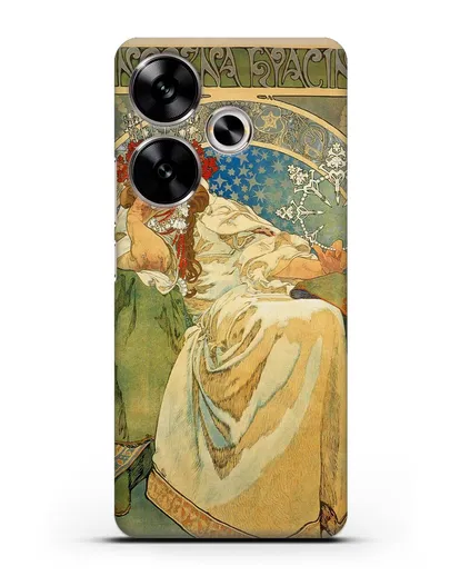 Чехол Принцесса Гиацинт (Муха Альфонс Мариа) силиконовый для Xiaomi Poco F6