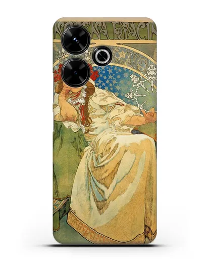 Чехол Принцесса Гиацинт (Муха Альфонс Мариа) силиконовый для Xiaomi Poco M6