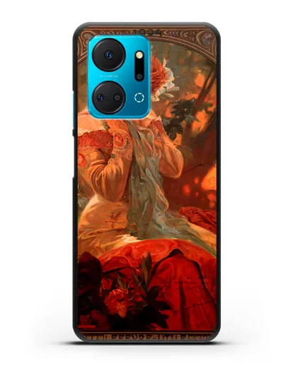 Чехол Lefevre Utile (Муха Альфонс Мариа) силиконовый для Honor X7a Plus